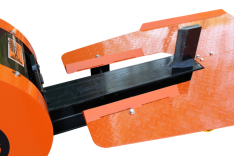 PK0342 - PowerKing. Kinetic Log Splitter. Tow Bar View