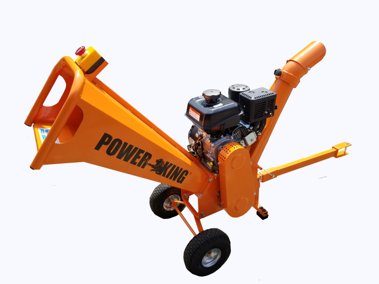 PowerKing 3" 7HP Chipper Shredder - PK0913 - Orange - Front View