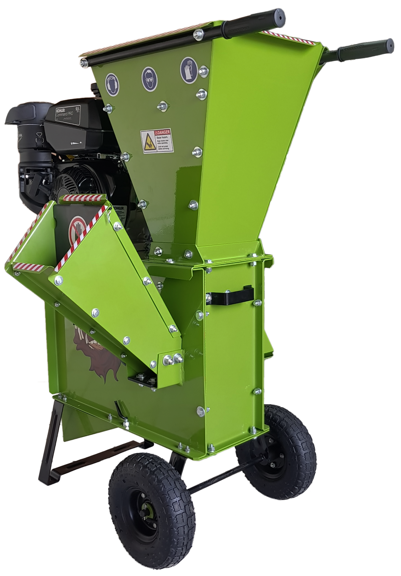 Yardbeast (3”) Wood Chipper Shredder with 277cc Kohler CH395 engine