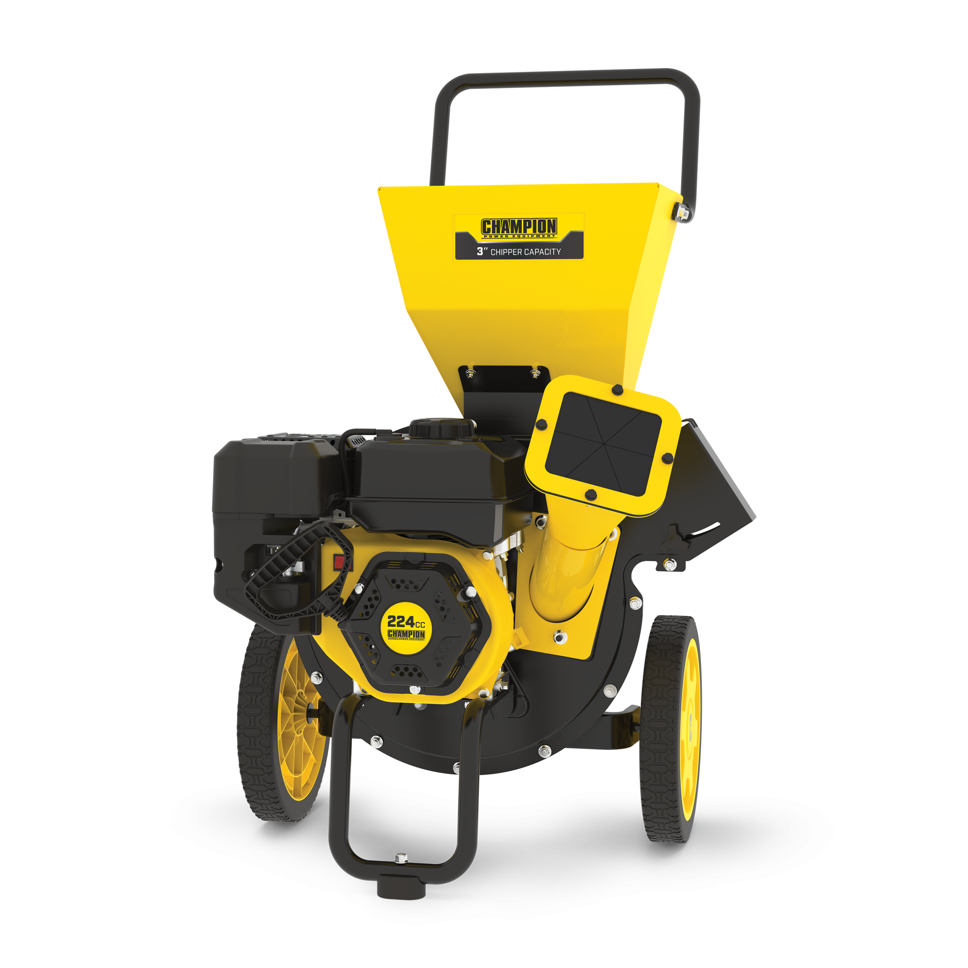 Champion 3 Inch Portable Chipper Shredder With Collection Bag 200905